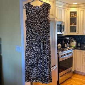 CHAUS LEOPARD DRESS. Size: XL Great Condition